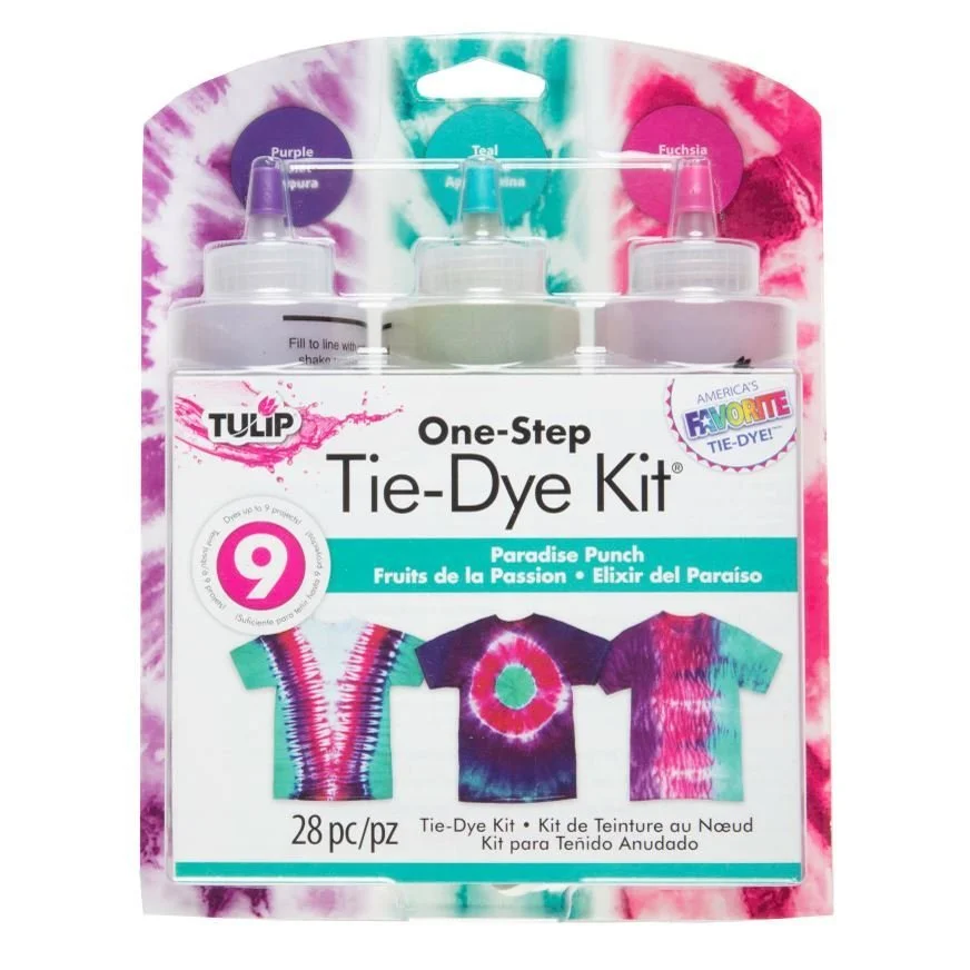 Tulip Paradise Punch 3 Color Tie Dye Kit — 14th Street Supply Tulip Paradise Punch 3 Color Tie Dye Kit — 14th Street Supply